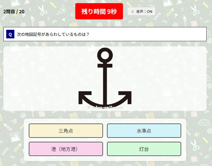 地図記号クイズアプリ